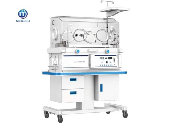 ガードレールを持つ人間の赤ん坊のための両開きドアの定温器